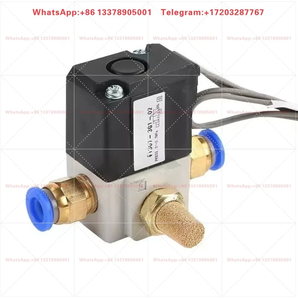 Фото Вакуумный электромагнитный клапан VT307-5G-02, двухпозиционный, трехходовой, высокочастотный клапан VT307V-5G/4G/3G/6G-01 №1