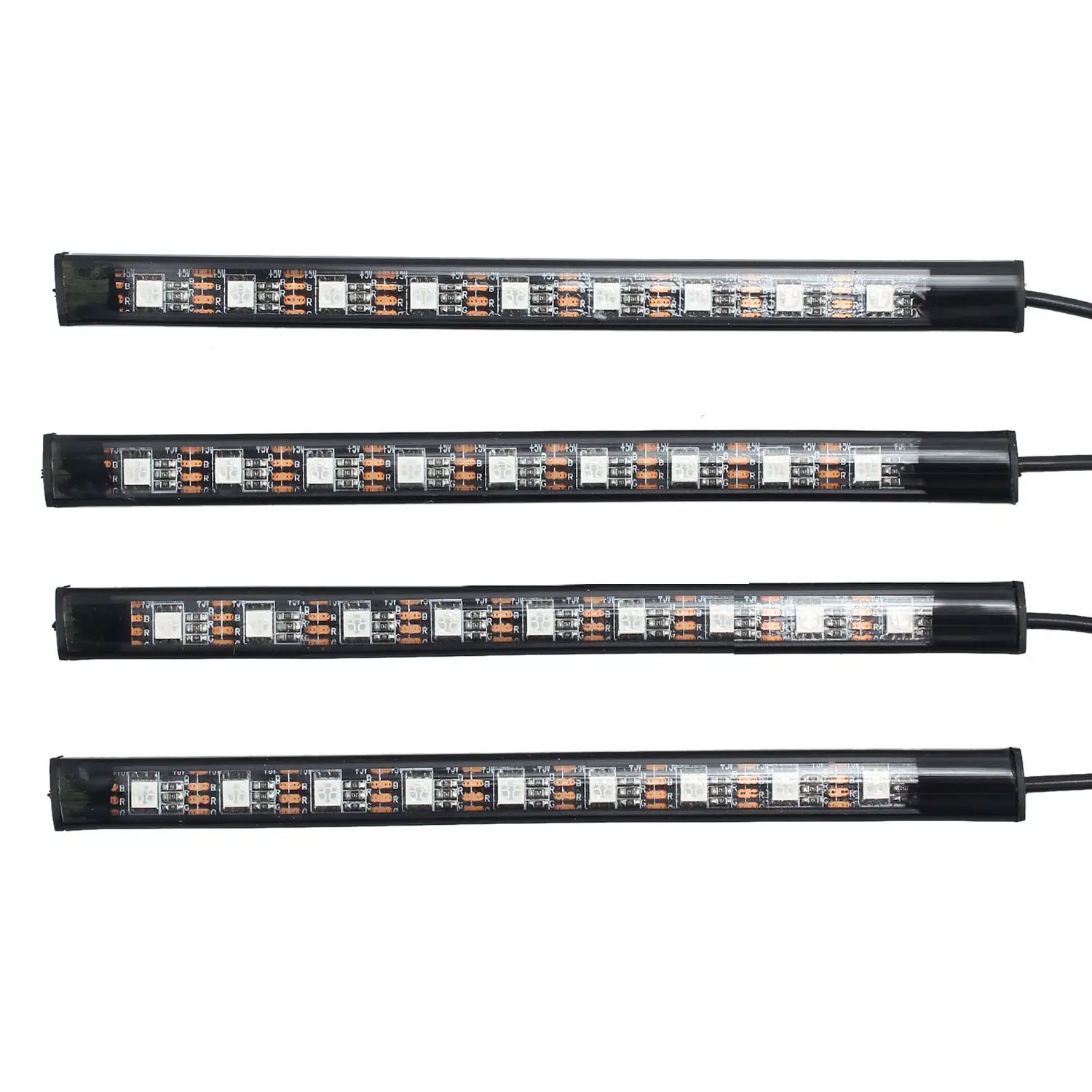 Фото Хит продаж: 4x DC12V 9 LED RGB USB-подсветка для ног в салоне автомобиля, 4x DC12V 9 LED RGB USB-подсветка для создания атмосферы в салоне автомобиля №4