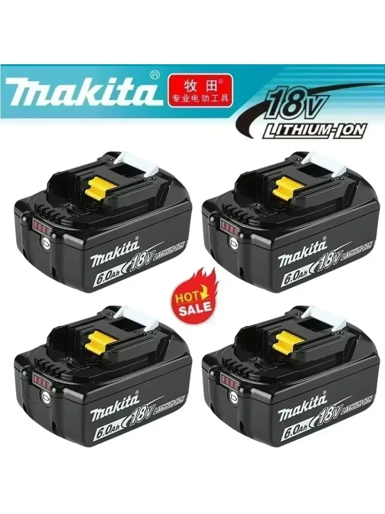 18 В Makita 6 Ач/5 Ач/3 Ач для батареи BL1840 BL1830B BL1850B BL1850 BL1860 BL1815 Сменная литиевая батарея