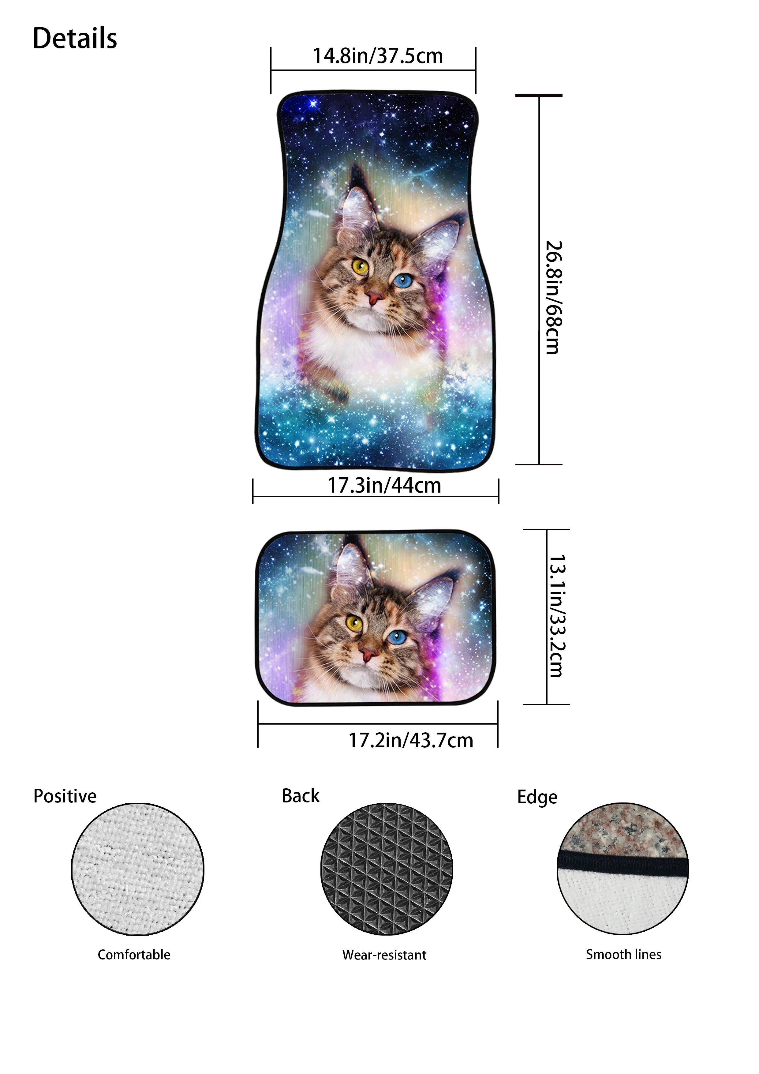 4 шт./комплект коврики и в японском стиле