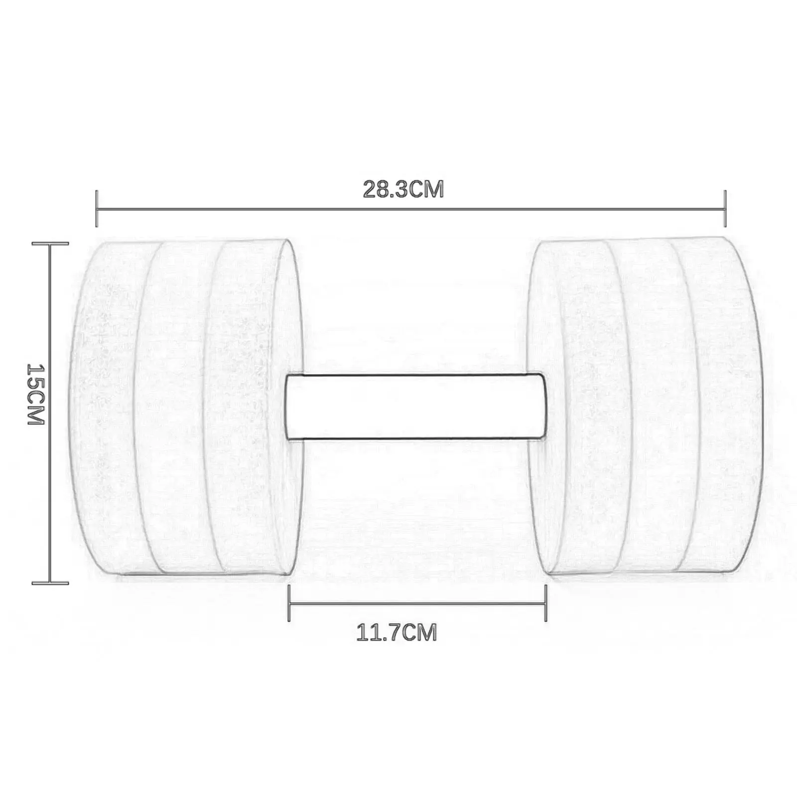 Водные гантели пенопластовые для аэробных упражнений сопротивление бассейна