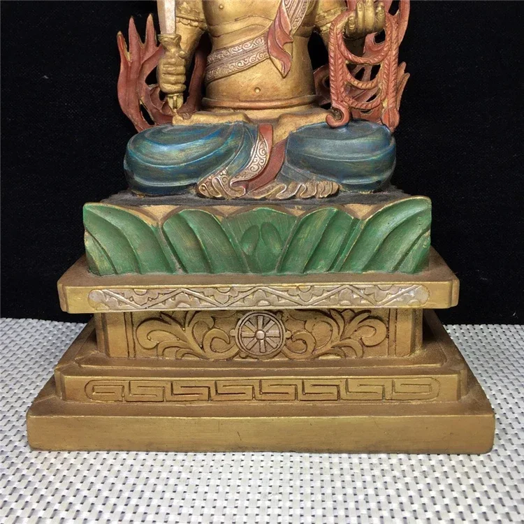 Китайский буддизм Бронзовая картина Япония Фудо Мио-о Статуя Будды Акаланэты