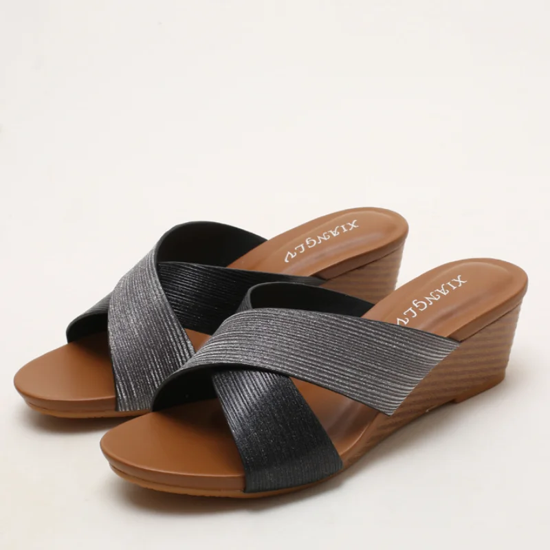 Women's Sandals New Fashion Wedges Roman Sandals National Wind Open Toe Holiday Travel Women's Shoes Platform Sandals for Women