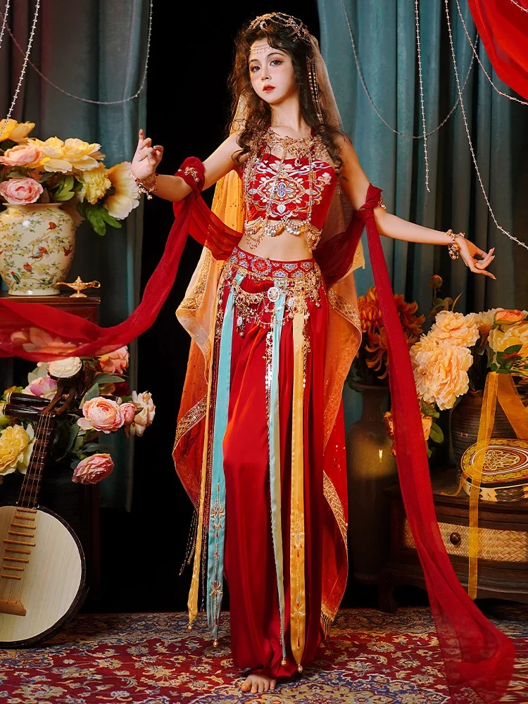 Экзотический Костюм Yanran ханьфу для женщин богиня Западного региона улучшенный