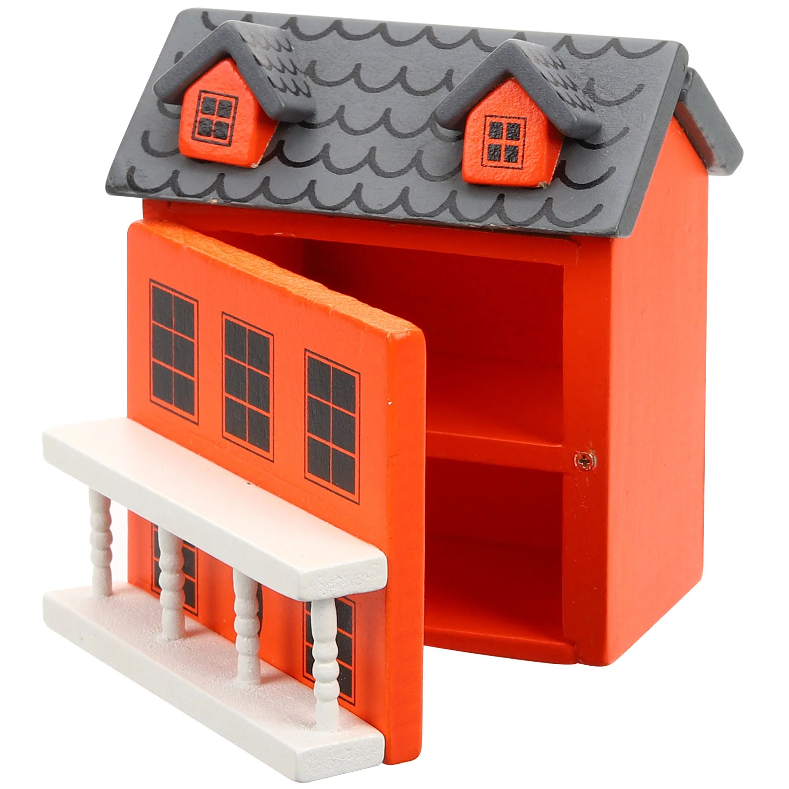 

House Mini Wood Village Miniature Model Scale O Construction Supplies Villa Building Diy Tiny Fairy Wooden Cottage Buildings