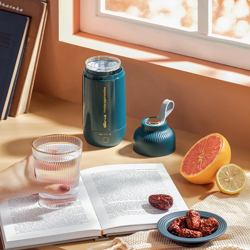 280ml yogurt maker machine cup portable usb charging glass liner kitchen appliance milk fermenter smart yogurt making machine free global shipping