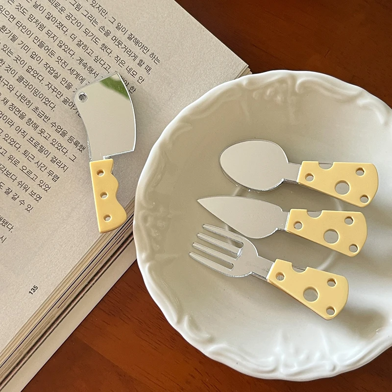 

Cute Cheese Hair Clips Imitation Knife Fork Series Bb Clip Girl Duckbill Clamp Side Clip Bangs Hairpins Sweet Barrettes Headwear