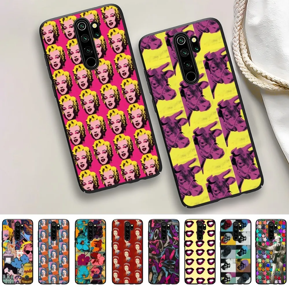 

Andy Warhol Canvas Painting Phone Case For Redmi 5 6 7 8 9 10 plus pro 6 7 8 9 A GO K20 K30 K40 pro plus F3 Fundas