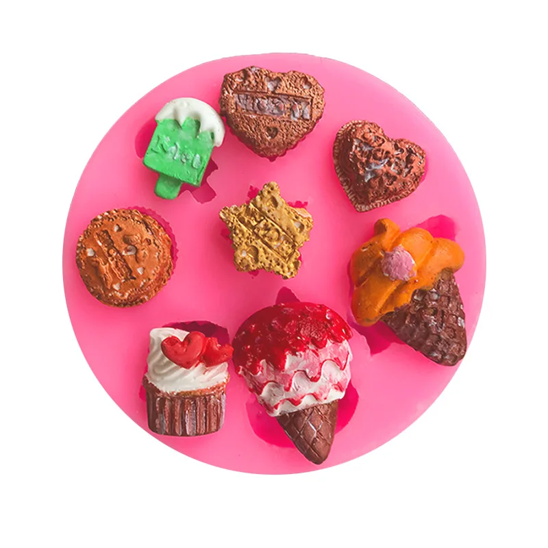 Силиконовая форма для мороженого, десертов, откидная форма для сахара, форма для мыла, форма для шоколада G156