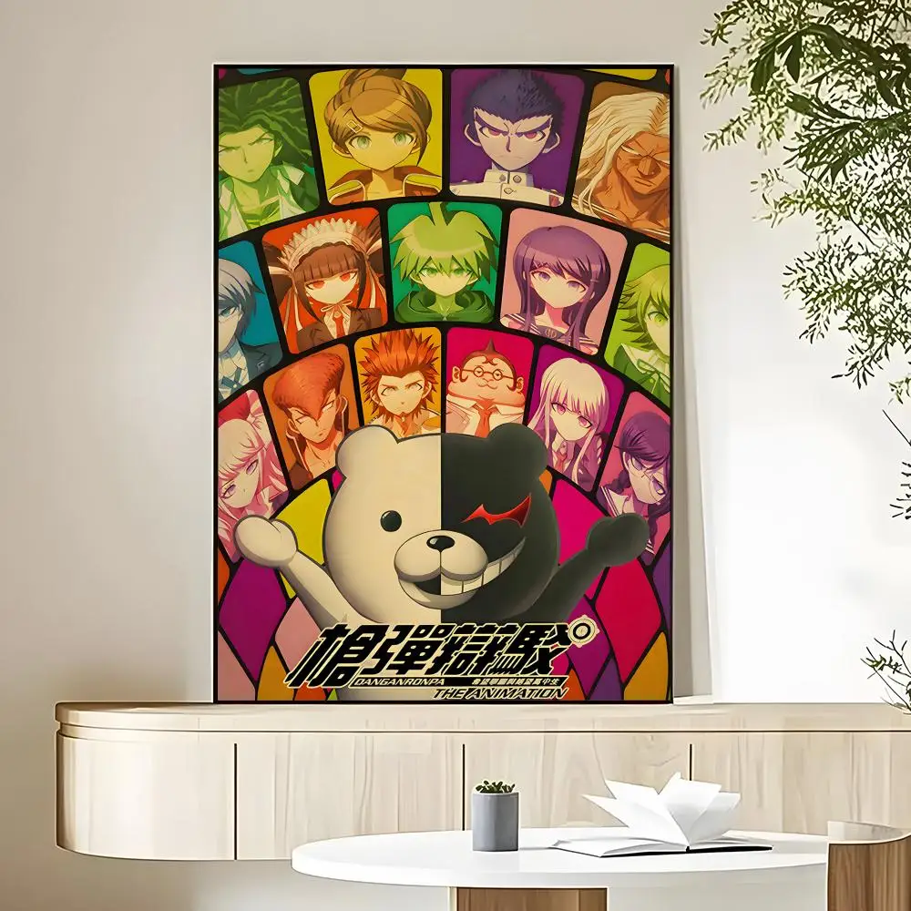 Фото Постер с изображением аниме Danganronpa, HD-качество, водонепроницаемый, для дома, гостиной, спальни, бара, эстетическое украшение №4
