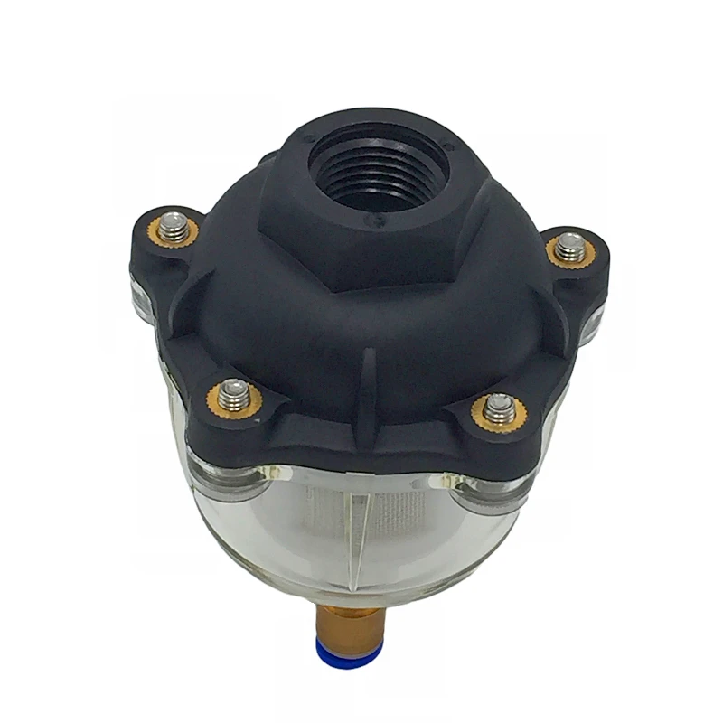 Прозрачный автоматический сливной воздушный компрессор YUKA резервуар для