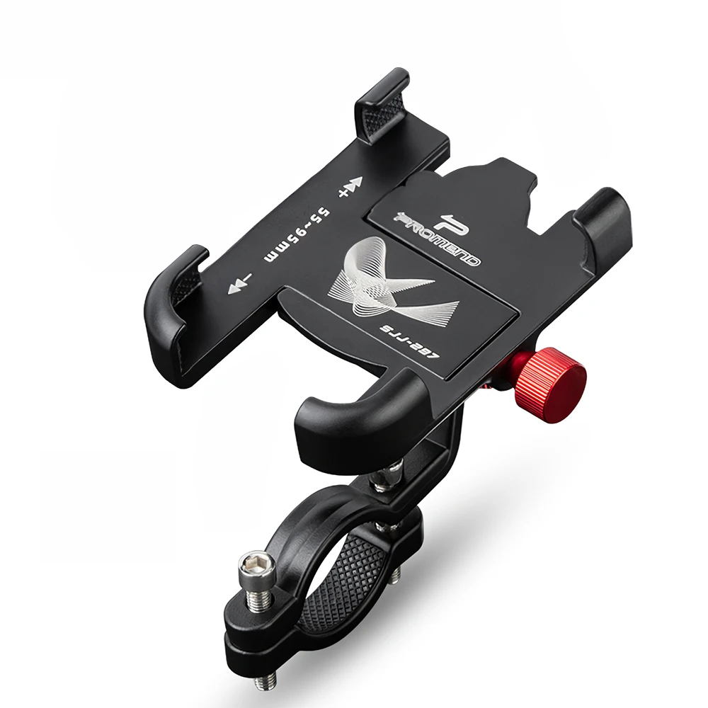 Bicycle Motorcycle Phone Holder Aluminum Handlebar Bike Mount Adjustable Non-Slip for iPhone 13 12 11 Samsung S22 S21 |