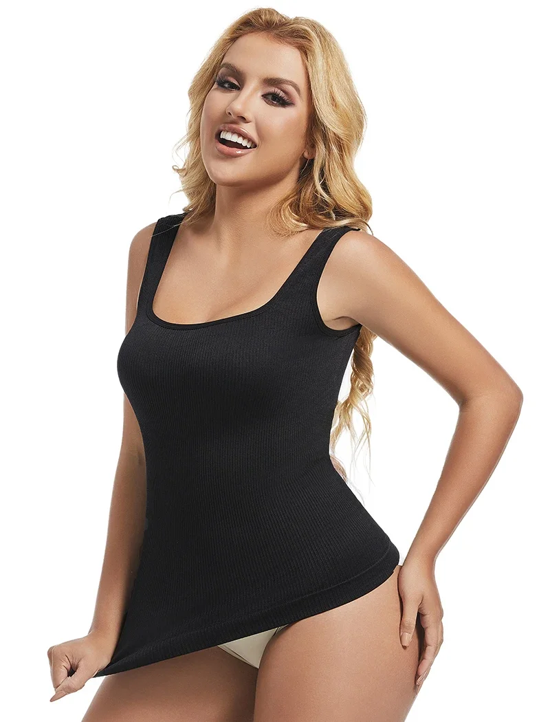 MISSMOLY Женская Удобная компрессионная майка для контроля живота