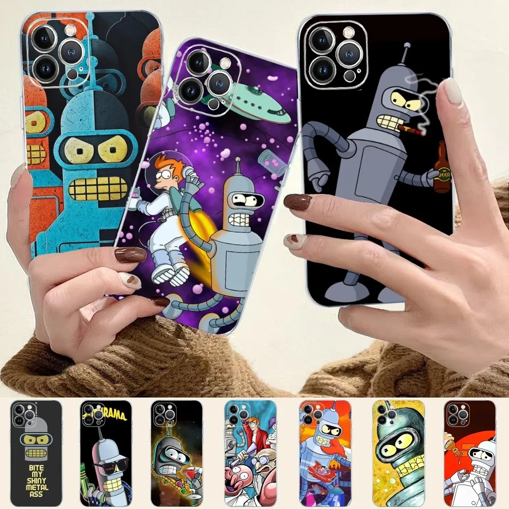 

Anime F-FuturamaS Phone Case For iPhone 14 11 12 13 Mini Pro XS Max Cover 6 7 8 Plus X XR SE 2020 Funda Shell