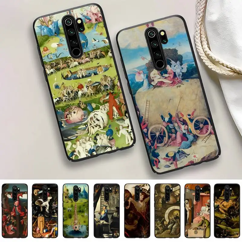 

Hieronymus Bosch Art Painting Phone Case For Redmi 9 5 S2 K30pro Silicone Fundas for Redmi 8 7 7A note 5 5A