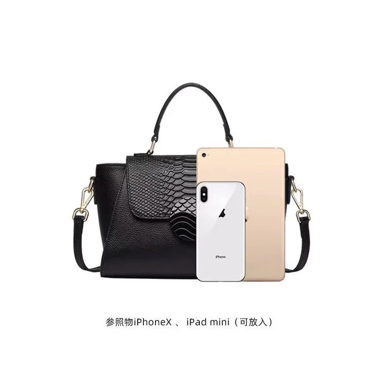 Fashion Pure Leather Women's Bag Fashion Wing Bag Versatile Genuine Leather Large Capacity Women's Bag Crossbody Bag Cowhide
