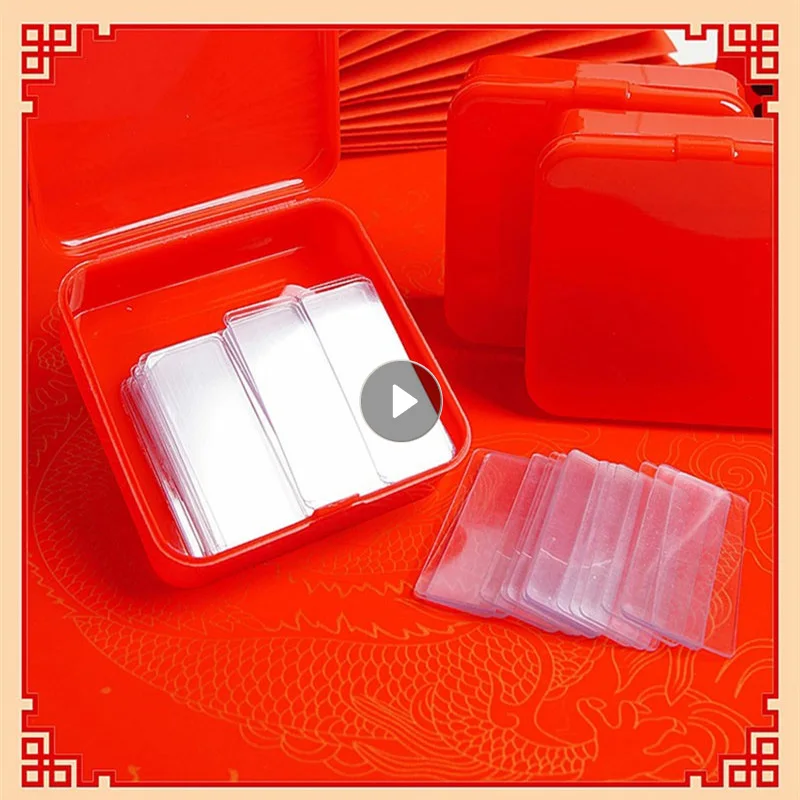 

60 шт./корт. Двусторонняя магнитная прозрачная не оставляющая следов клейкая лента, легко разрезаемая высококлейкая Двусторонняя лента