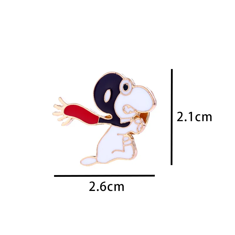 MINISO Kawaii Snoopy броши набор из 7 штук