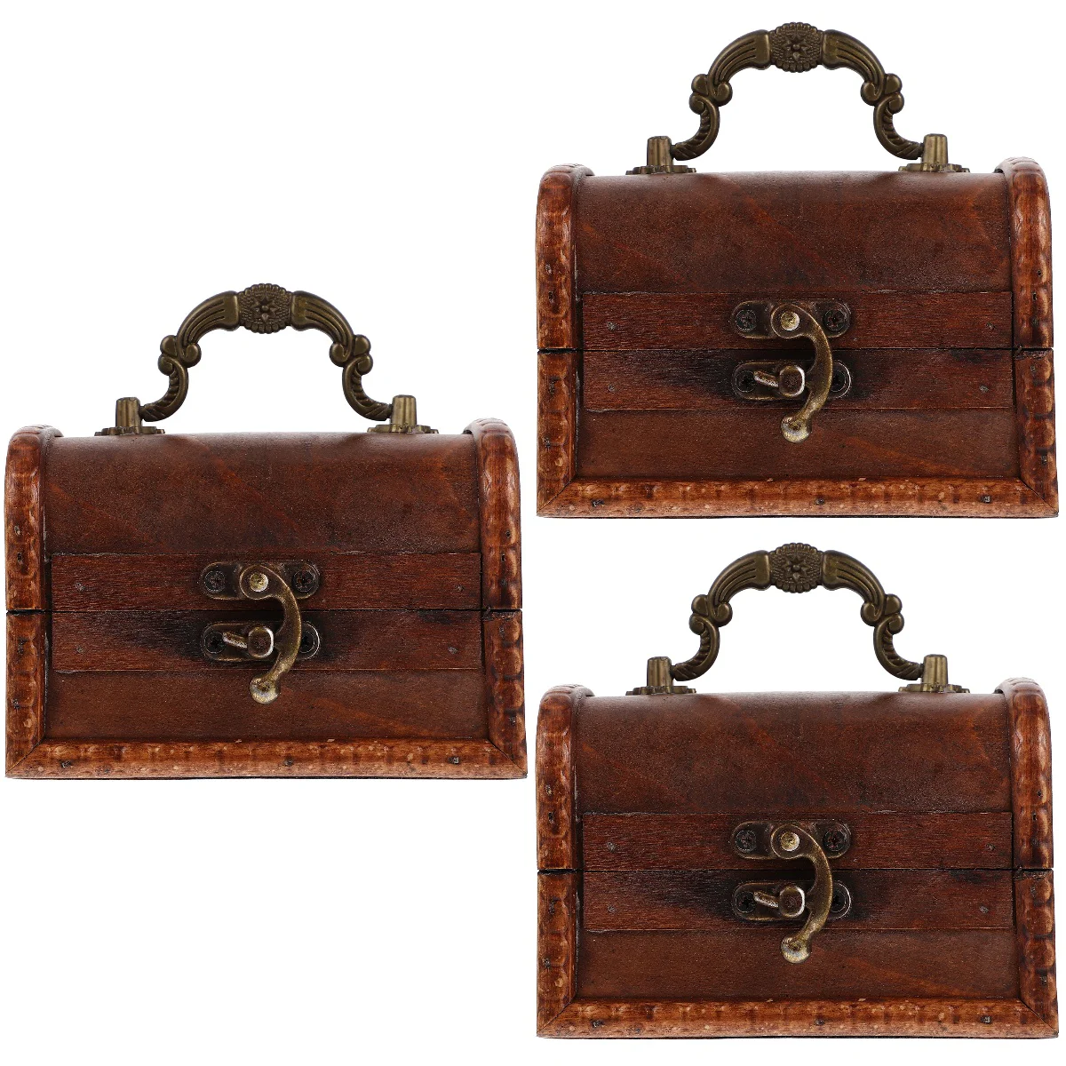 

3pcs Box Trinket Box Storage Case Sundries Organizer