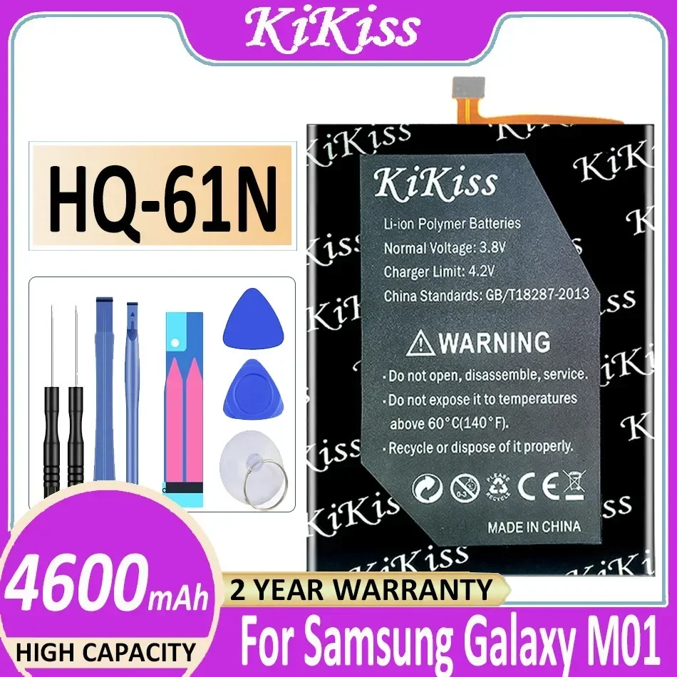 KiKiss 4600 мАч HQ-61N HQ61N Аккумулятор для Samsung Galaxy Battery M01 M 01 Sm-m015f большой емкости + трек NO