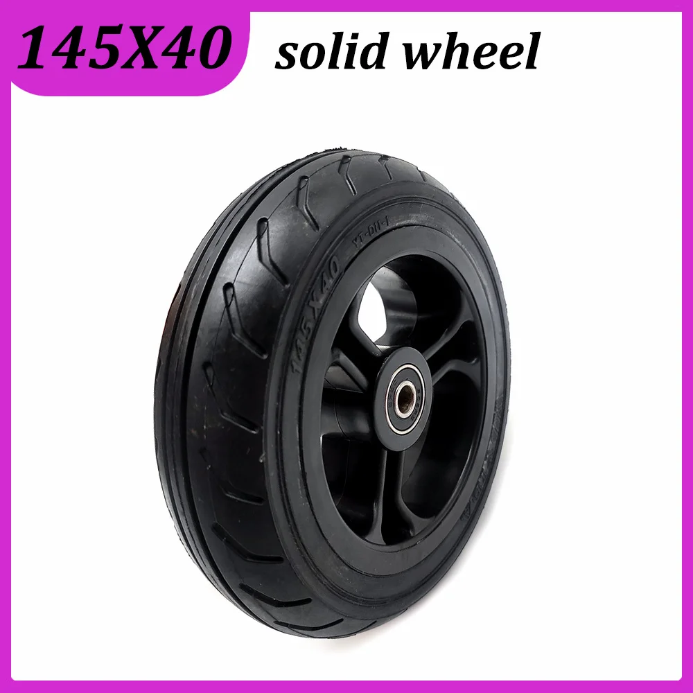 

145x40 Solid Wheel 6 Inch Non-Pneumatic Explosion-proof Tire for Mini Electric Scooter Accessories