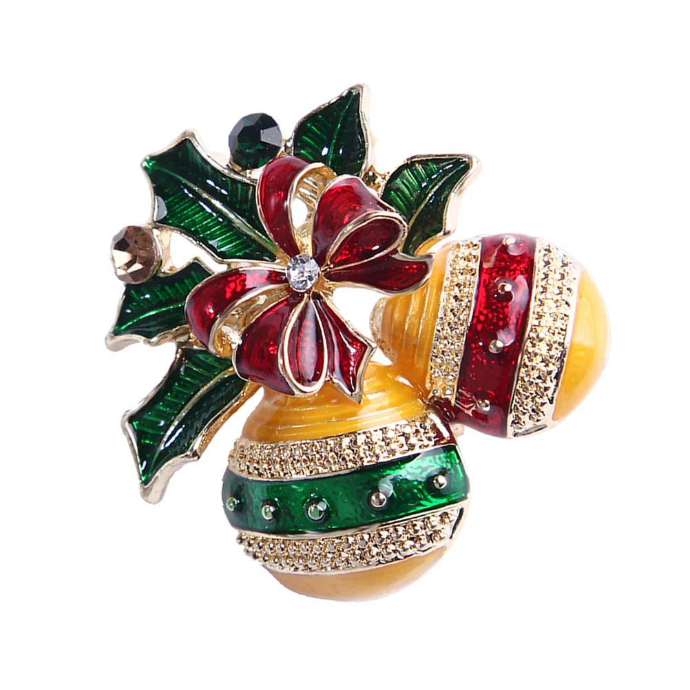 

Christmas Brooch Pin Men Candy Brooch Rhinestone Christmas Gift for