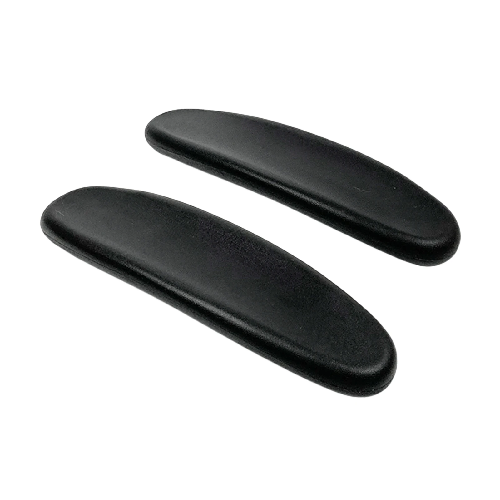 

1pair Office Universal Home Comfy Replacement Cover Cushion Caps Durable Black Accessories Soft Gaming Chair Armrest Pad