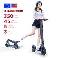 usa eu stocks drop shipping cheap hx x8 350w motor 36v 8 5 inch tire 10ah portable moped e scooter fast electric scooters adult