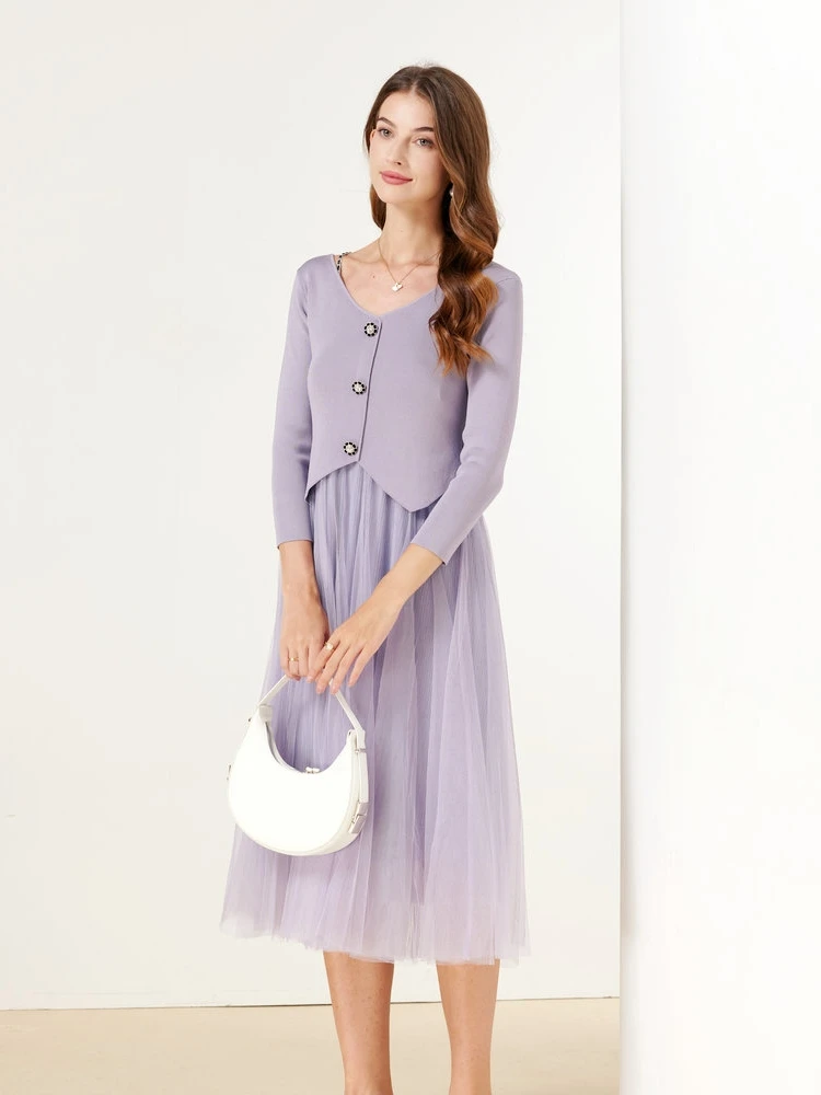 La Chabell Counter оригинальные товары осенний новый комплект из двух предметов вязаное