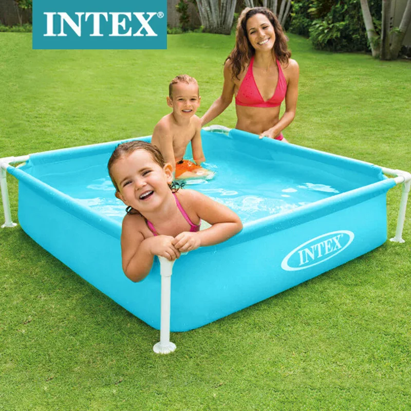 

INTEX57173 Small square tube frame pool children's water ball pool family clip net swimming pool sand pool