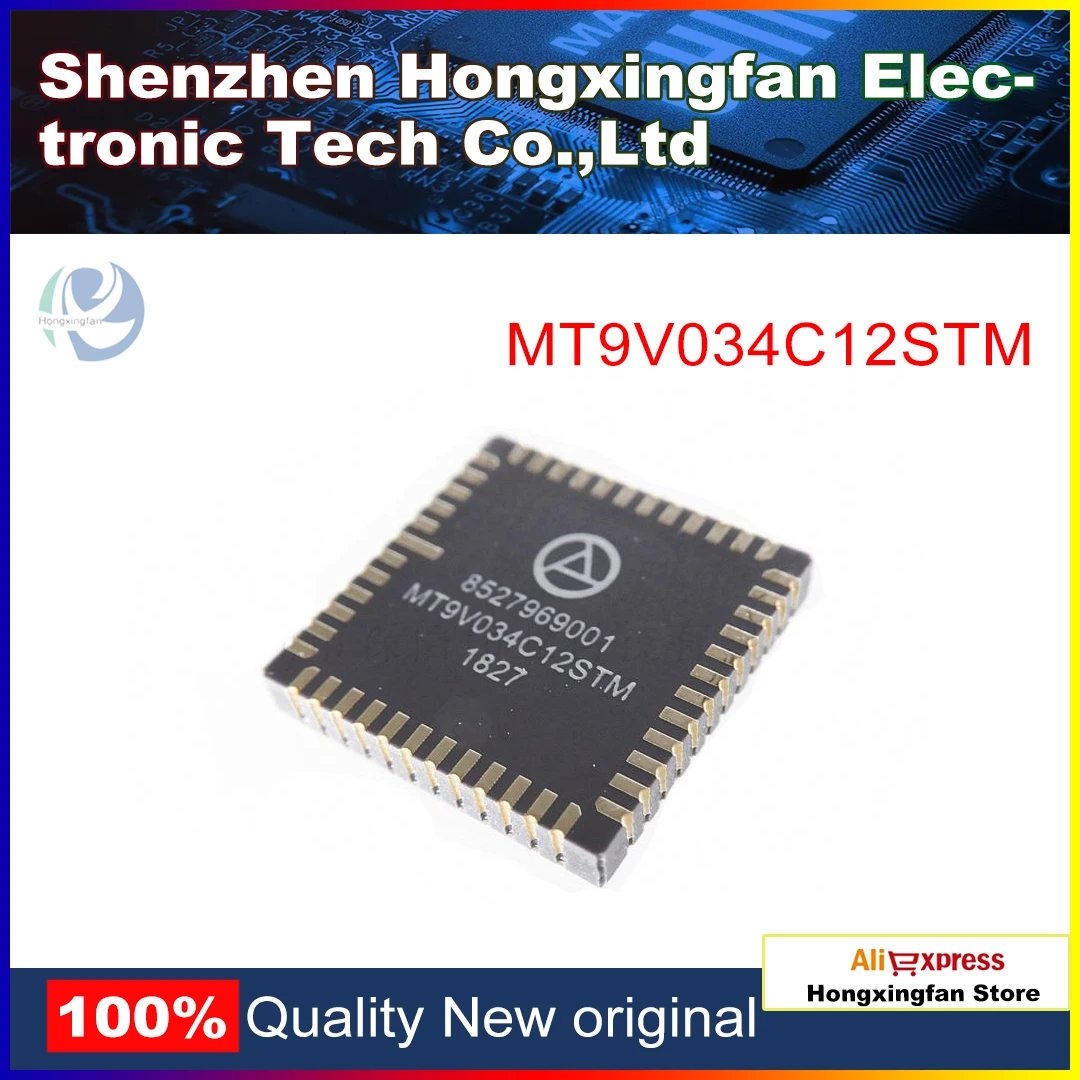 1PCS MT9V034C12STM Hongxingfan In stock Image Sensor  VGA 1/3 GS CIS IC CHIP