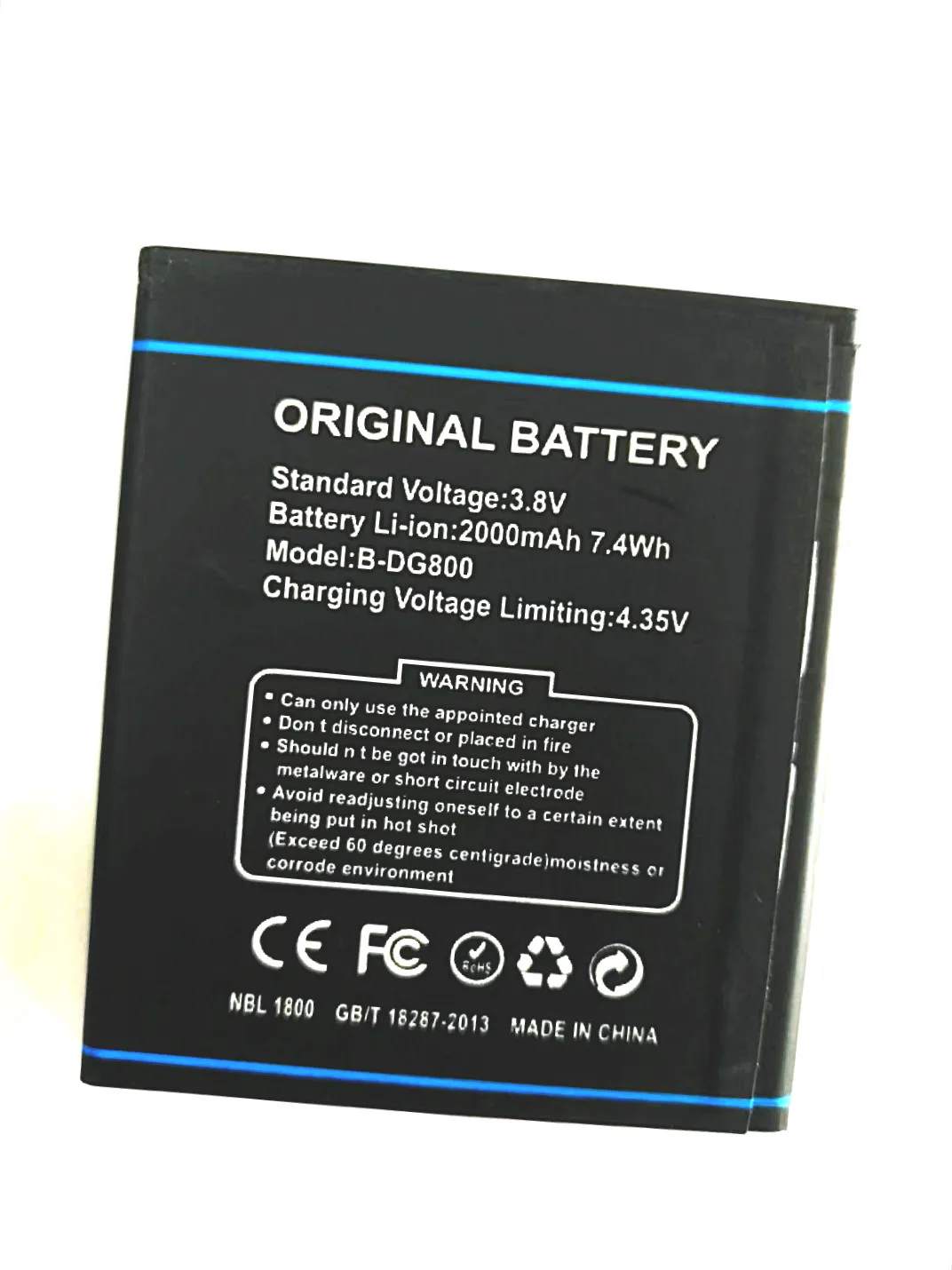 

Аккумулятор Westrock DG800 2000 мА · ч для сотового телефона DOOGEE Valencia DG800