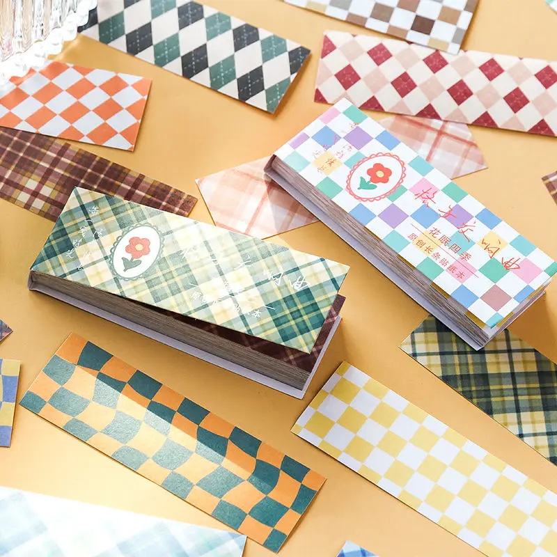 Рисунок 2 - Наклейки в клетку с симфонией и бумажными полосками