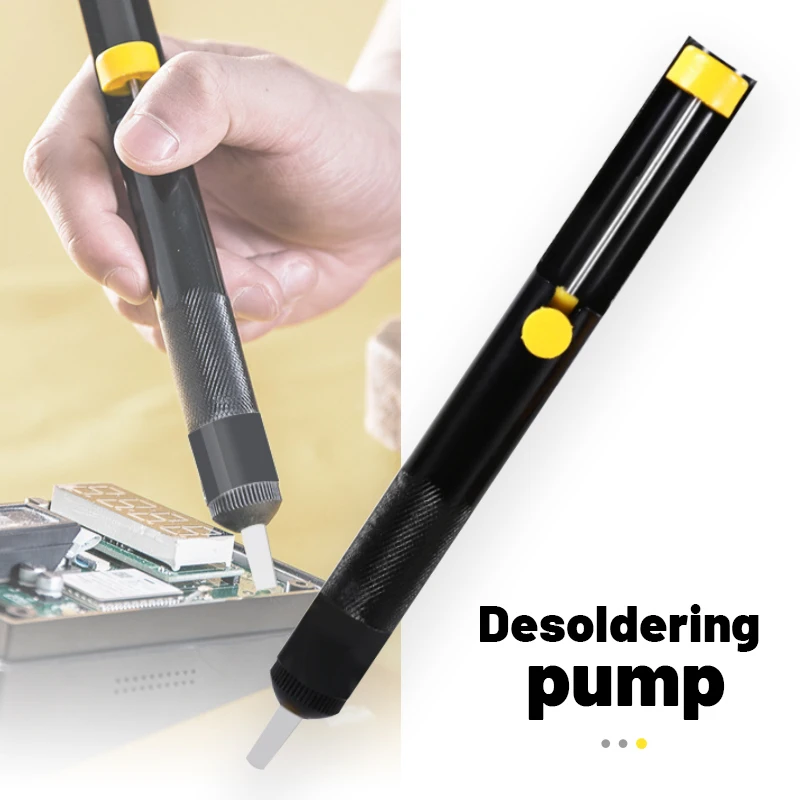 

19cm Metal Desoldering Pump Suction Tin Soldering Sucker Pen Removal Vacuum Soldering Iron Desolder Hand Welding Tools