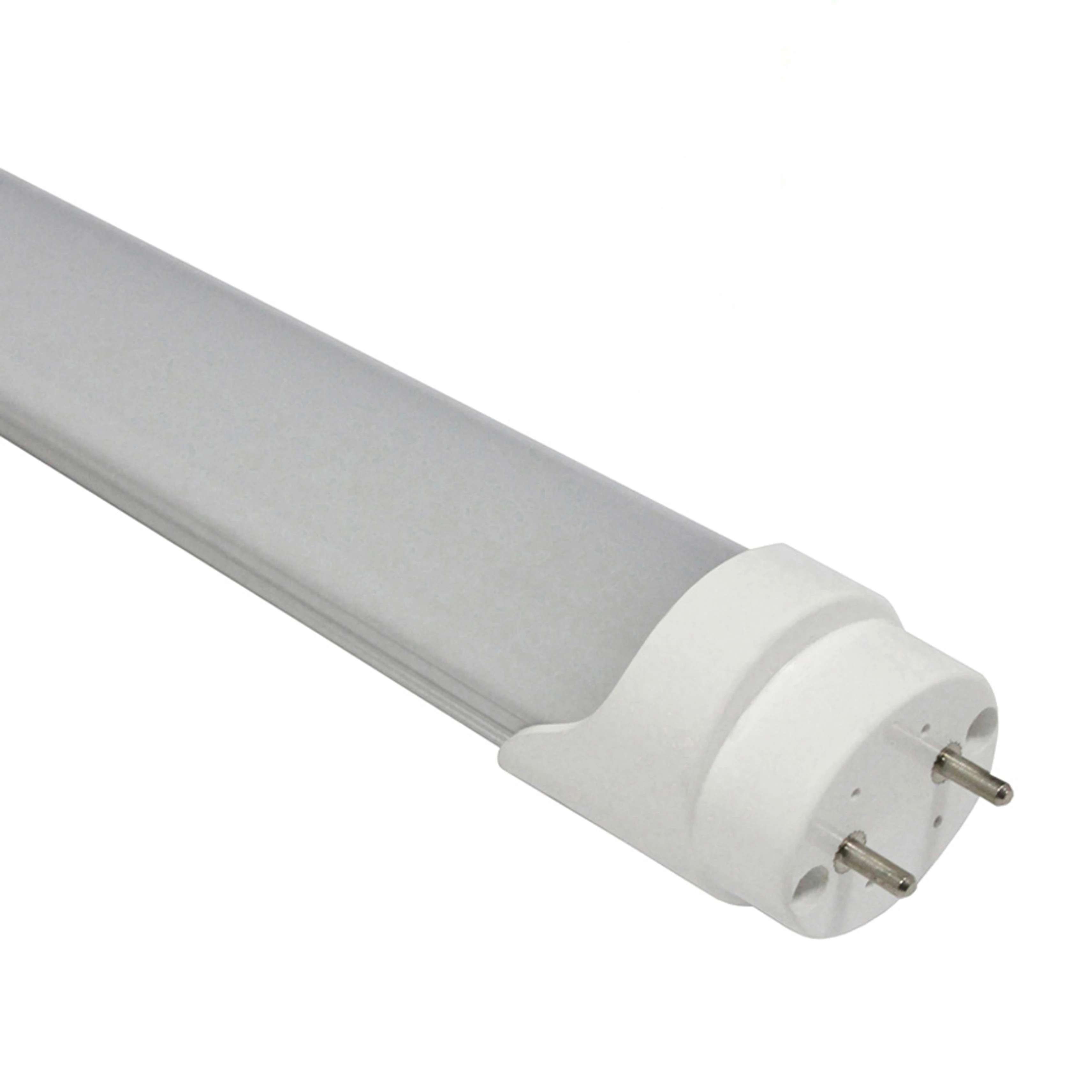 

10PCS 10W 2ft T8 LED Tube Light Fluorescent 600mm 0.6m 60cm CE RoHS G13 85-265V Epistar Chip 3 Years Warranty Lamp Daylight