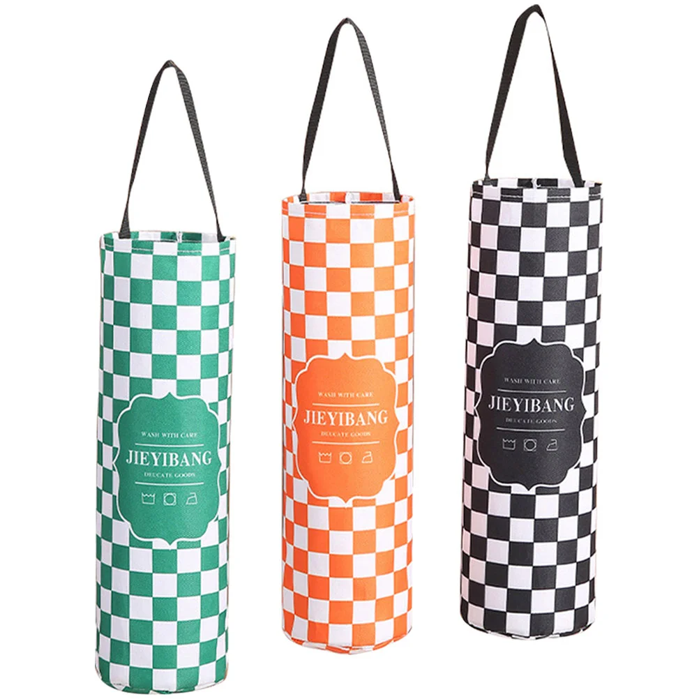 

3Pcs Portable Decorative Hanging Practical Grocery Pocket Containers Trash Storage Dispenser for Restaurant