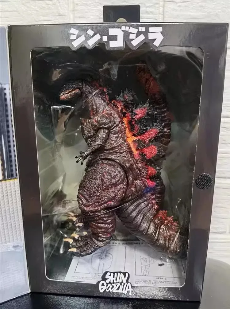 Фото NECA 2016, версия фильма Shin Godzilla, ПВХ, экшн-фигурка аниме, детский подарок Годзилла, 21 см №3