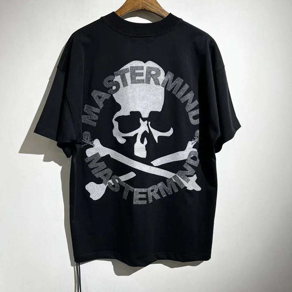 

High Street 1:1 Best MMJ Skull Print Cotton Tees Oversized T-shirt Streetwear T-shirts Crop Top Men and Woman Clothing Clothes