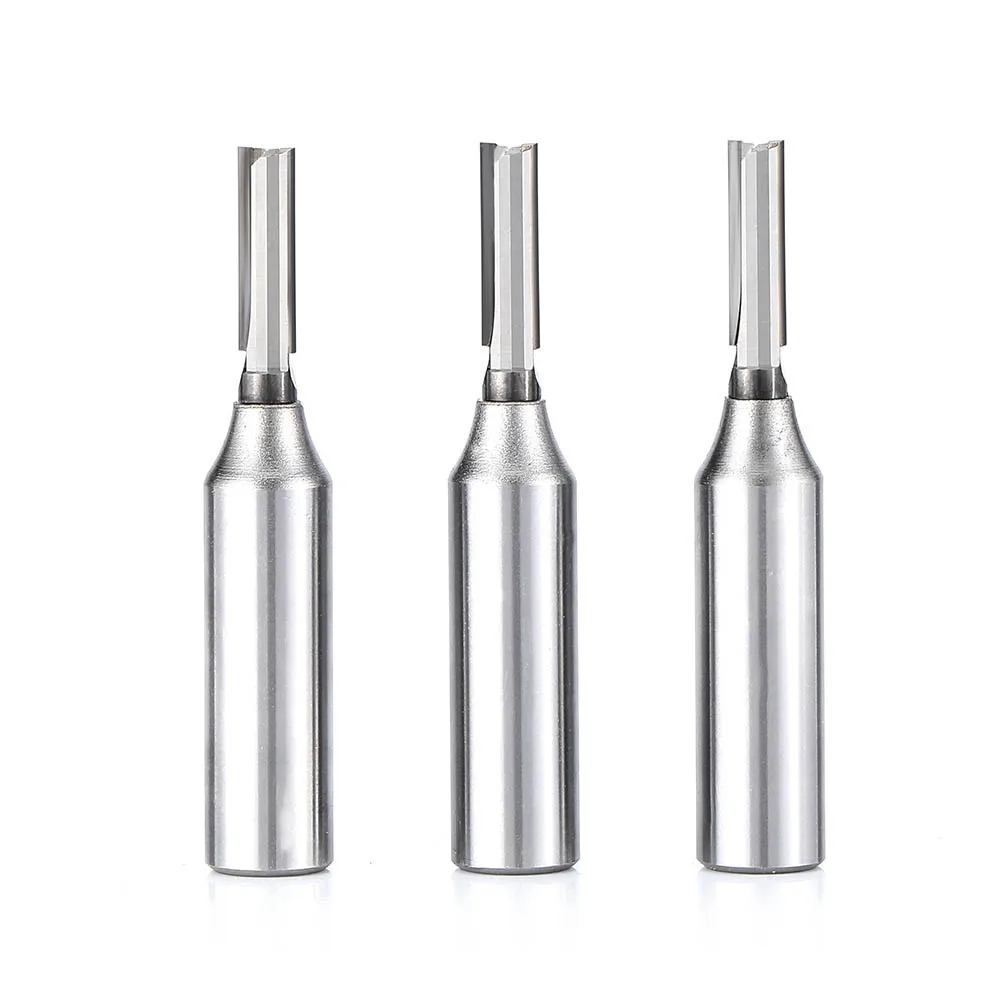 Diamond PCD Straight Router Bit CVD Coating Woodworking Milling Cutter Slotting Engraving Machine Tool for Wood Acrylic End Mill