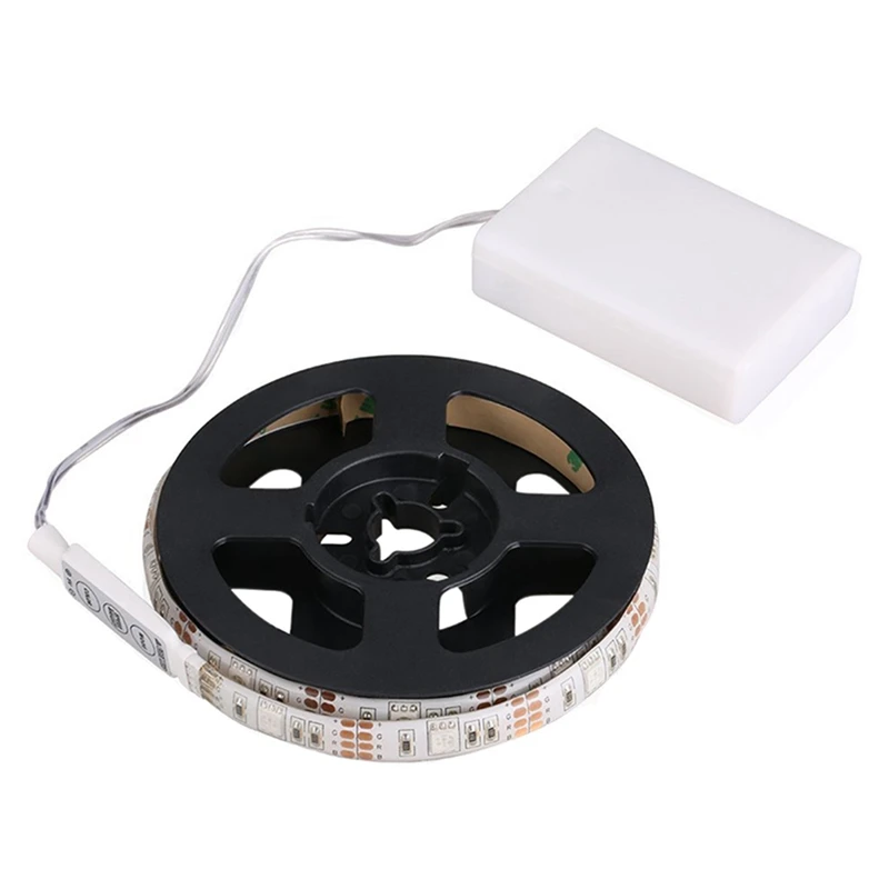 

3X RGB Flexible LED Light Strip Waterproof IP65 15Leds DC5V With Controller Battery-Powered, LED Tape, (0.5M)