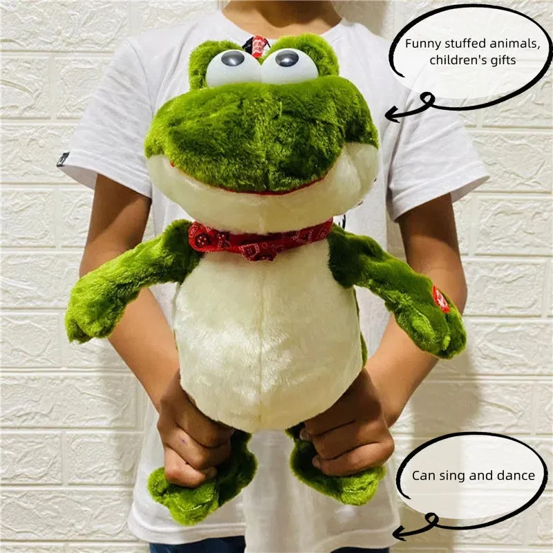 

Neck Raising Duck Can Sing And Dance Little Duck Frog Chicken Electric Plush Doll Funny Funny Toys Birthday Party Gifts