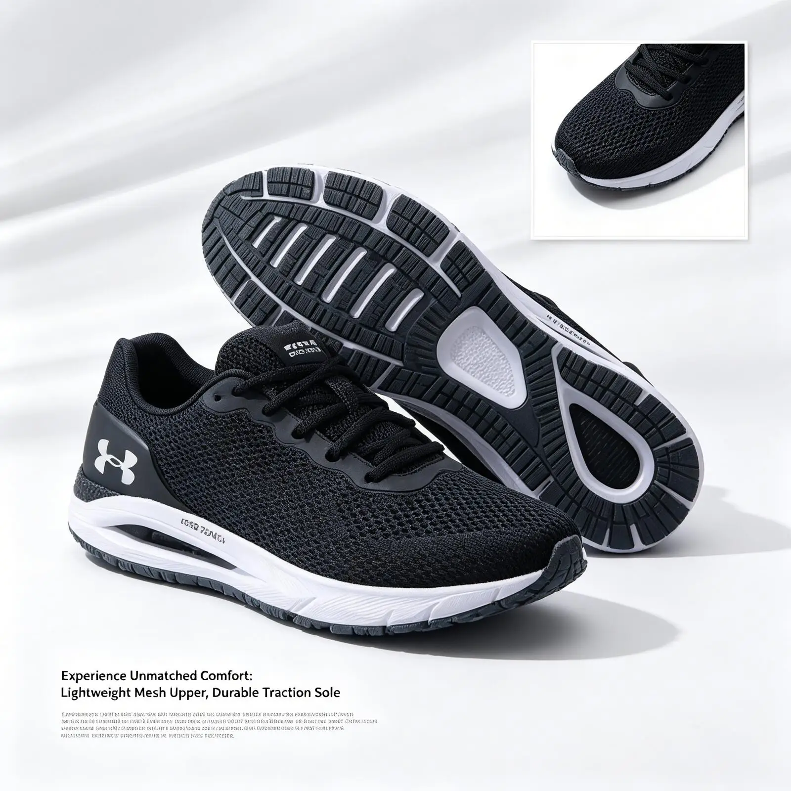 Фото Новые женские кроссовки Under Armour Ua Hovr Sonic 4 Cn для фитнеса и тренировок с амортизацией 3025225-001 №5