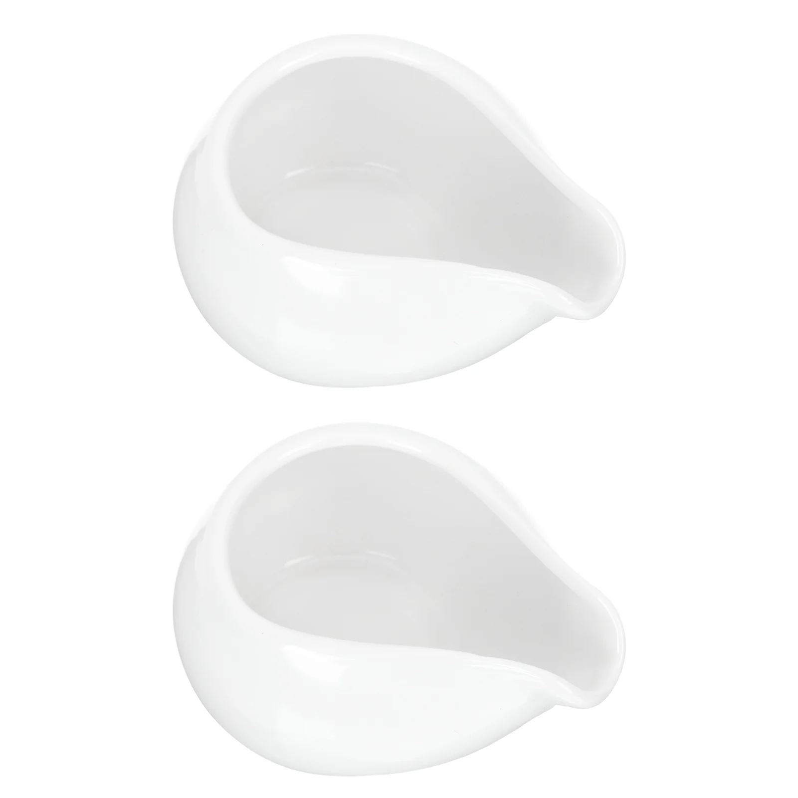 2Pcs Western Food Bowls Breakfast Cups Sauce Jugs Kitchen Sauce Cups for Banquet Home Hotel