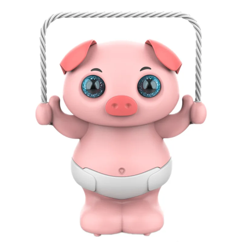 Робот управляющая искусством свинья Интерактивная Милая щенок скакалка