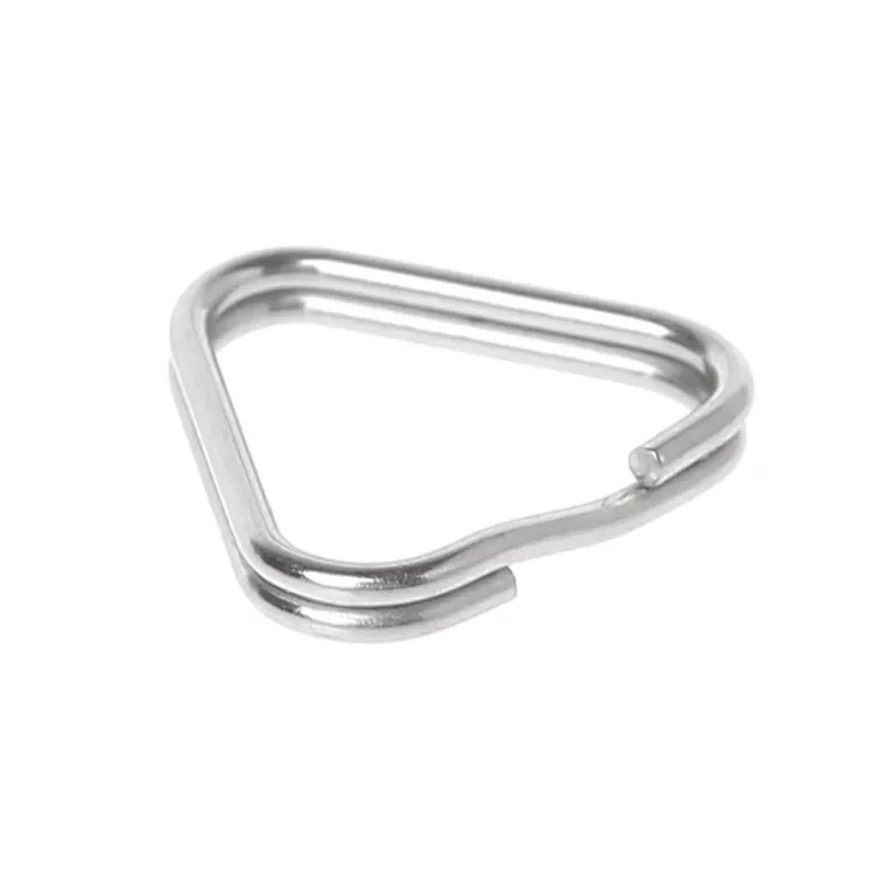 

10pcs/set Metal Triangle Rings Split Digital Camera Strap Hook Replacement Parts