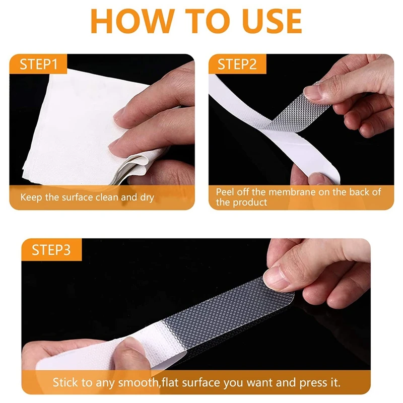 Акция! 36 шт. прозрачные Нескользящие наклейки-полоски для ванной |