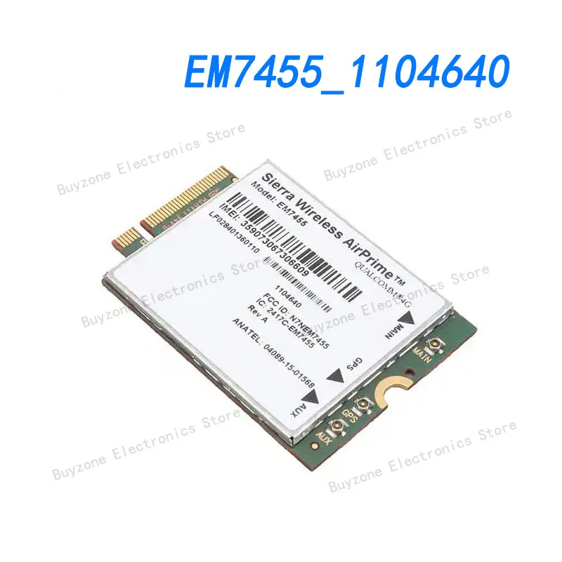 

EM7455_1104640 Cellular, Navigation Galileo, GLONASS, GPS, HSPA+, LTE, UMTS Transceiver Module Antenna