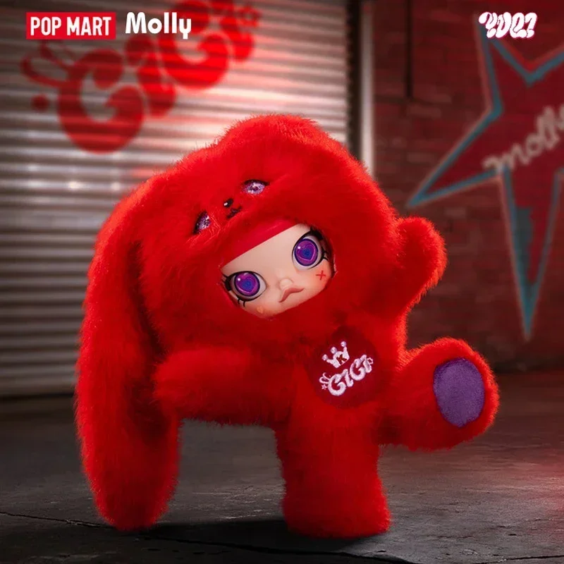 Фото POP MART MOLLY X YUQI 1/8 Фигурка из серии Co-branded Blind Box Toys, милые аниме-фигурки, игрушки-сюрпризы, загадочные коробки-сюрпризы, куклы №5