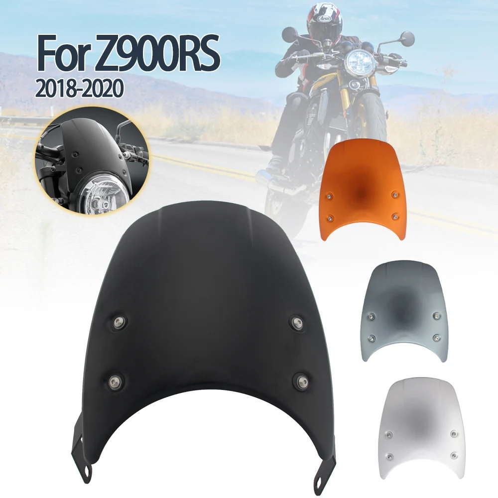 

Переднее ветровое стекло мотоцикла для Kawasaki Z 900 RS Z 900RS 2018 2019 2020 передняя фара обтекатель ветровой экран дефлектор