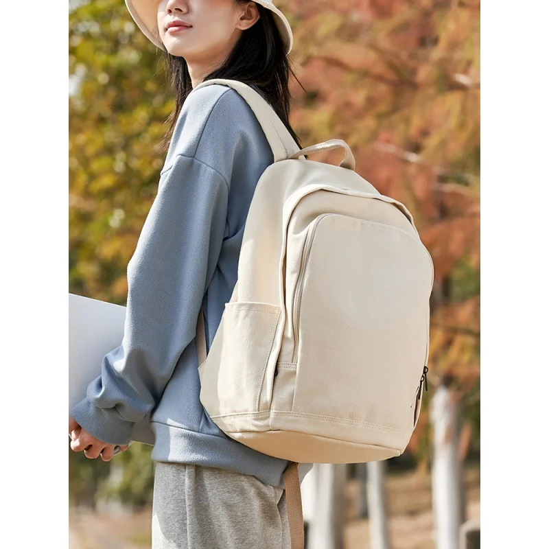 

Canvas Backpack Female Harajuku Japanese Junior High School Student High School and College Student Schoolbag Mori Style Travel